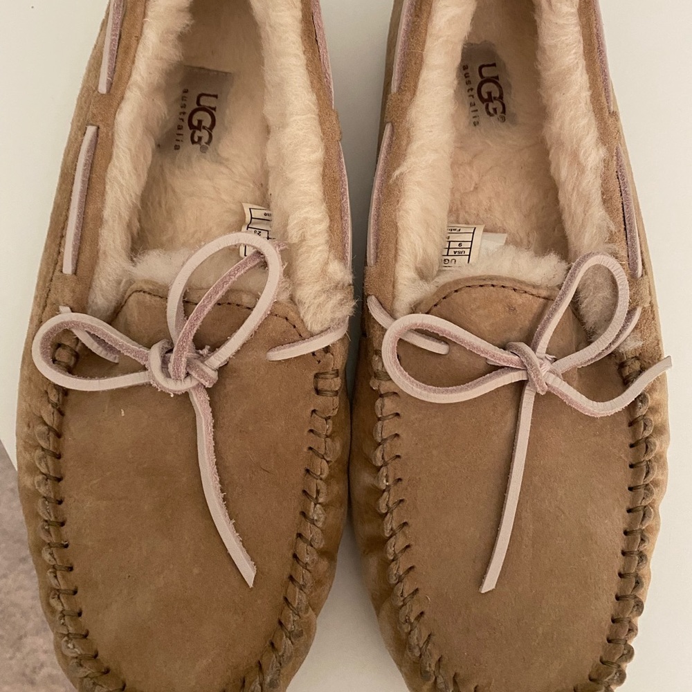 UGG moccasins, size 9